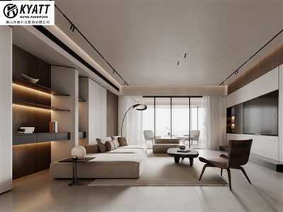 Móveis de quarto de apartamento de alto padrão